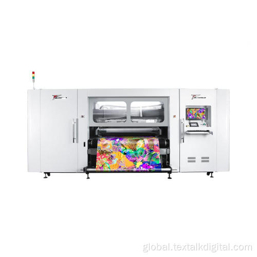 Roll To Roll Fabric Printing Machine 16 heads Kyocera printing machine Factory